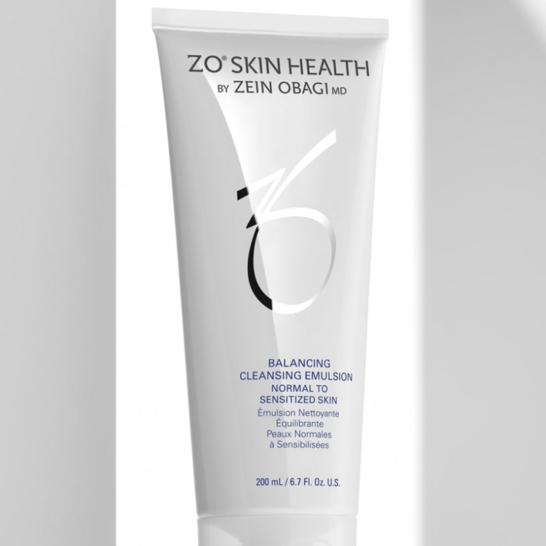 ZO Skin Health Balancing Cleansing Emulsion tube for normal to sensitized skin, 200ml