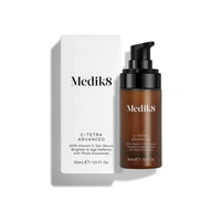 Medik8 C-Tetra Advanced 20% Vitamin C gel-serum bottle and box, 30ml, anti-ageing skincare