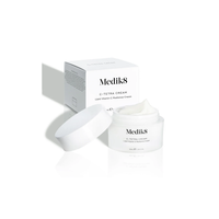 Medik8 C-Tetra Cream 50ml jar with open lid and box, vitamin C face moisturizer