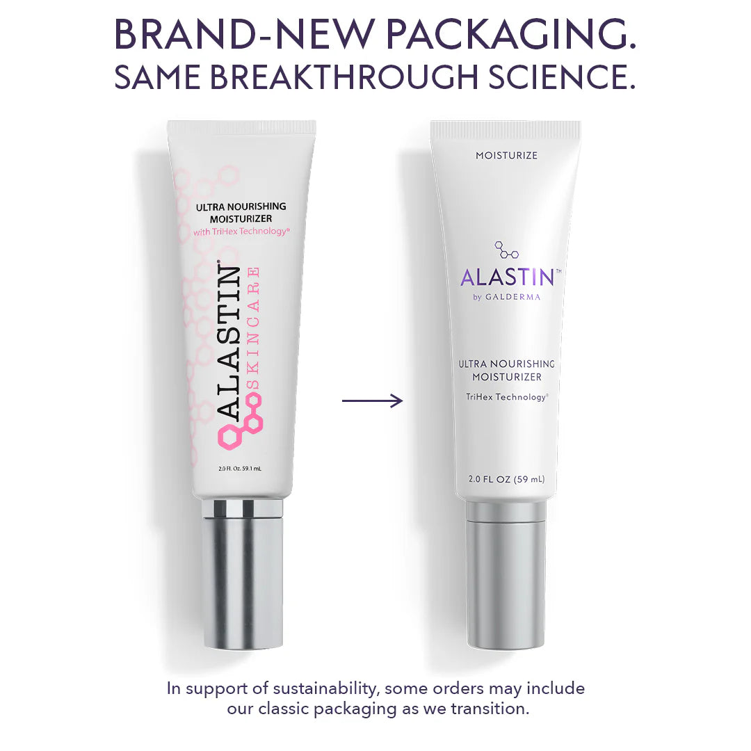 ALASTIN Ultra Nourishing Moisturiser 59mL product benefits graphic