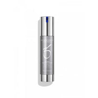 ZO Skin Health Retinol Skin Brightener bottle with silver and blue pump on white background